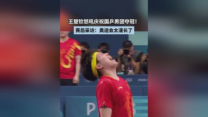 国乒男团夺冠后采访